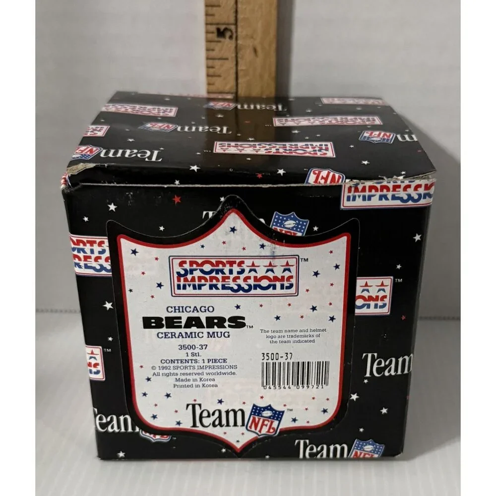Chicago Bears NFL Team Ceramic Mug Sports Impressions Official Licensed With Box - Picture 15 of 15